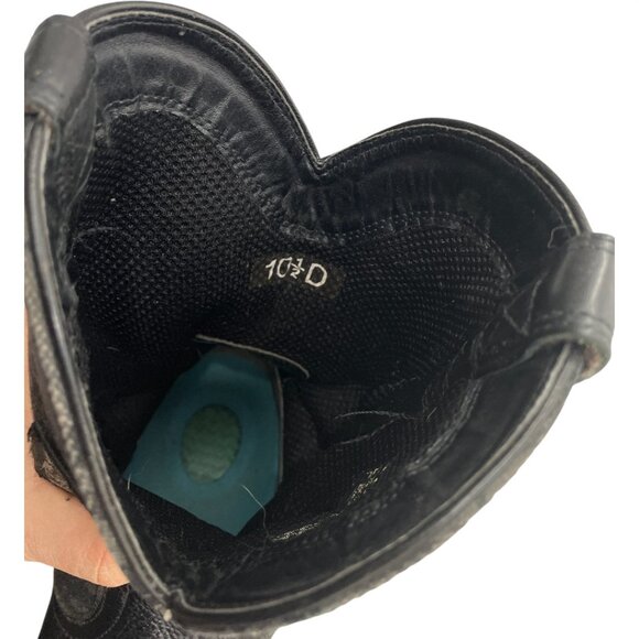 Ariat Leather Western Cowboy Camo US Flag Black Boots Men's 10.5 - Picture 11 of 12